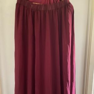Floor length Chiffon Skirt